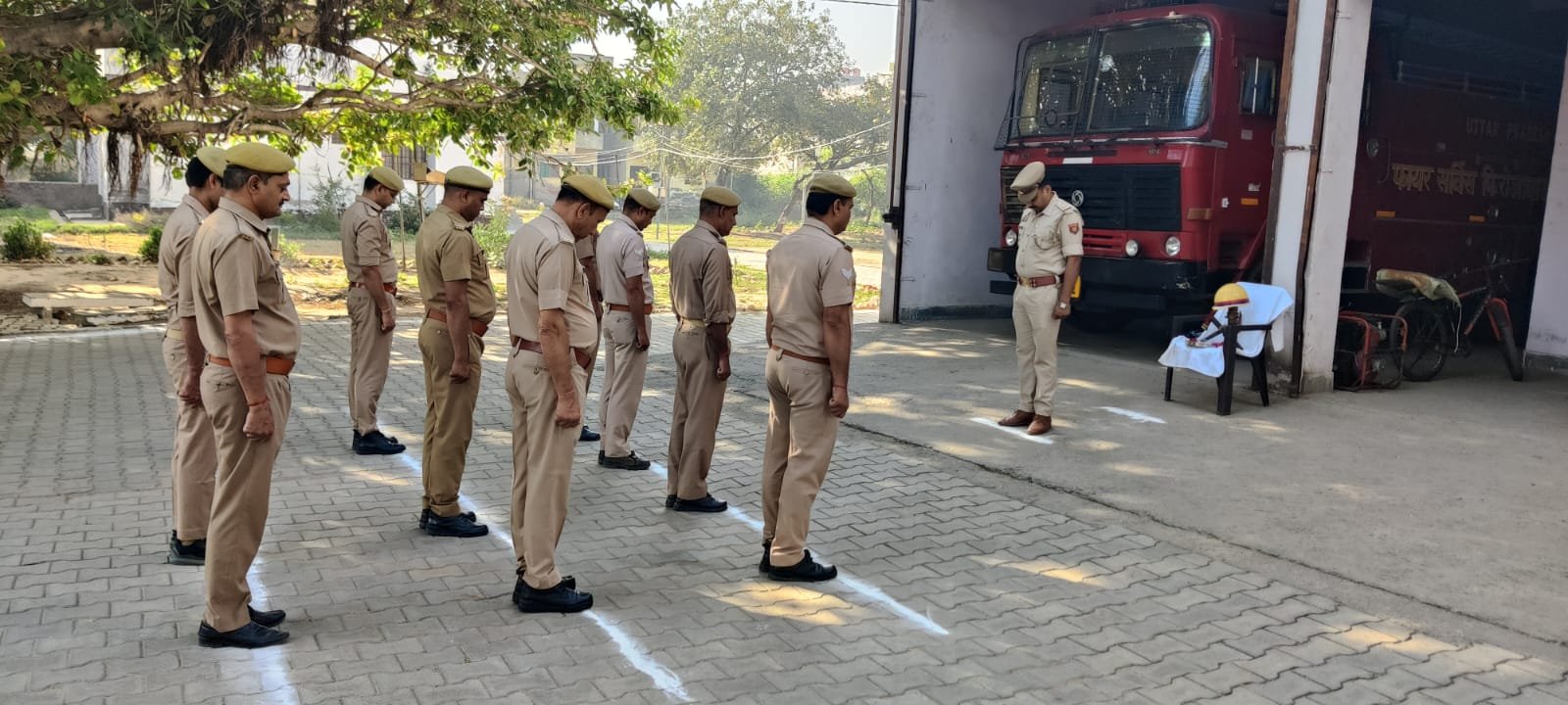 टूंडला में अग्निशमन स्मृति दिवस मनाया, निकाली गई जागरूकता रैली